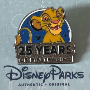 Disney Parks 25 Years of Pin Trading Simba Lion King Pin